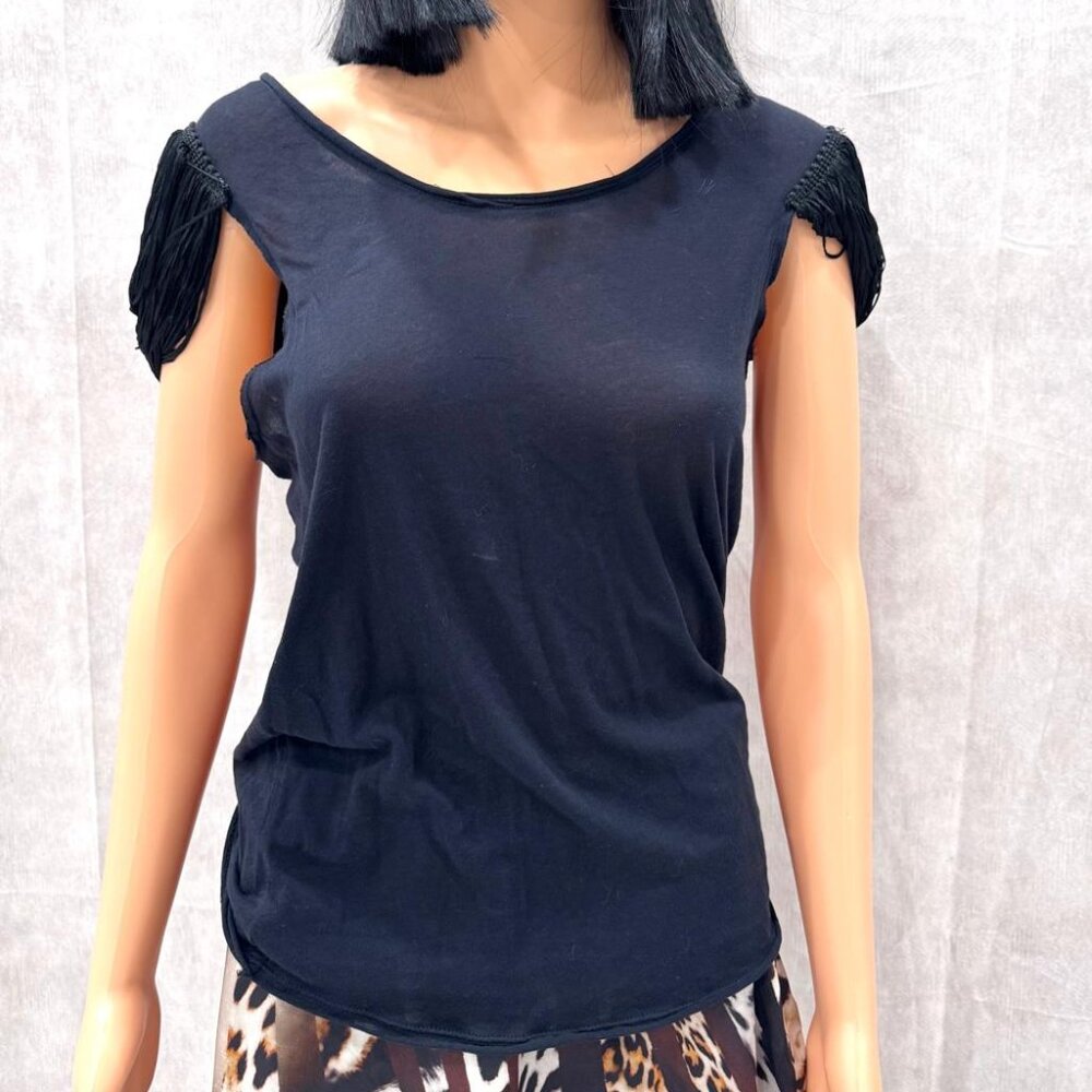 NWT - Tassel & Beaded Fringe Top